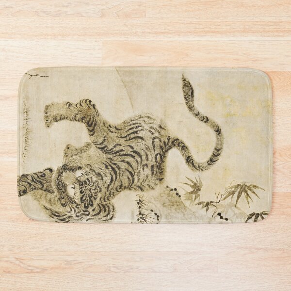 Item preview, Tiger Under Bamboo and Pine Minhwa Art designed and sold by EmeraldeaArt.