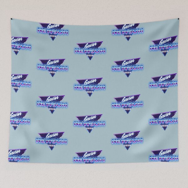 Item preview, Gavin Newsom 2028 Retro 80s For President designed and sold by kiwi91.