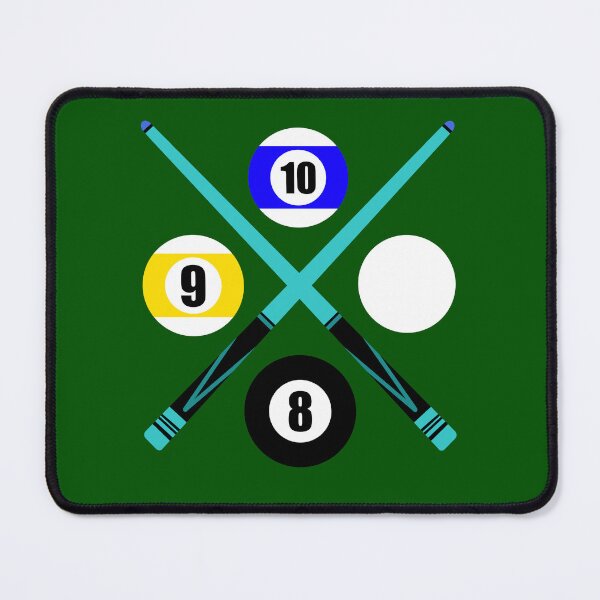 Item preview, Number 8 9 10 Ball Cue Sticks Design Logo Pool Billiards  designed and sold by Lartheviking.