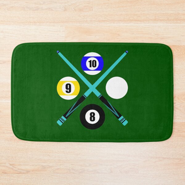 Item preview, Number 8 9 10 Ball Cue Sticks Design Logo Pool Billiards  designed and sold by Lartheviking.