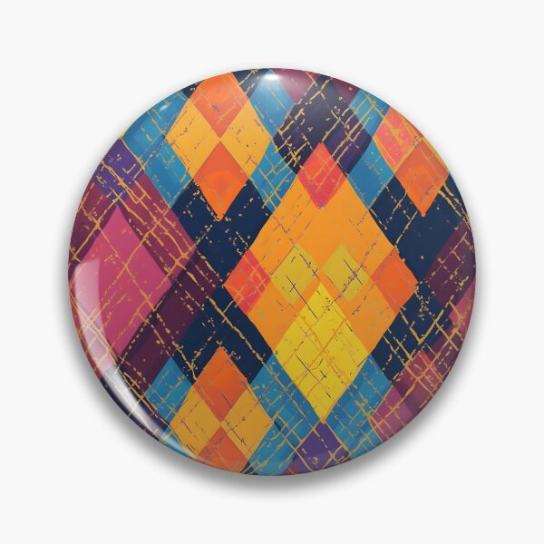 Item preview, Argyle Pattern Vibrant Modern  designed and sold by WhimsicalThredz.