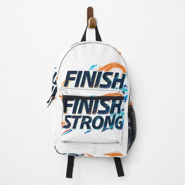 Item preview, Finish Strong – Motivational Triathlon Sticker designed and sold by Triathlongram.