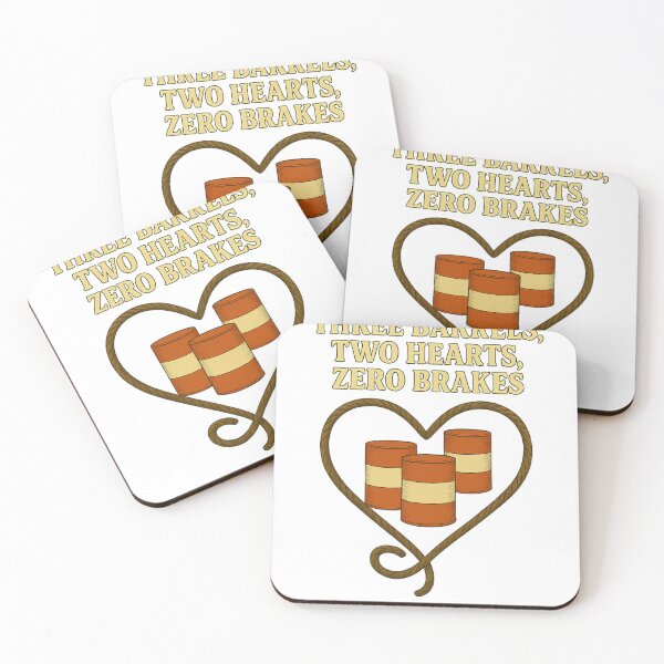 Item preview, THREE BARRELS, TWO HEARTS, ZERO BRAKES designed and sold by NikkisTees.