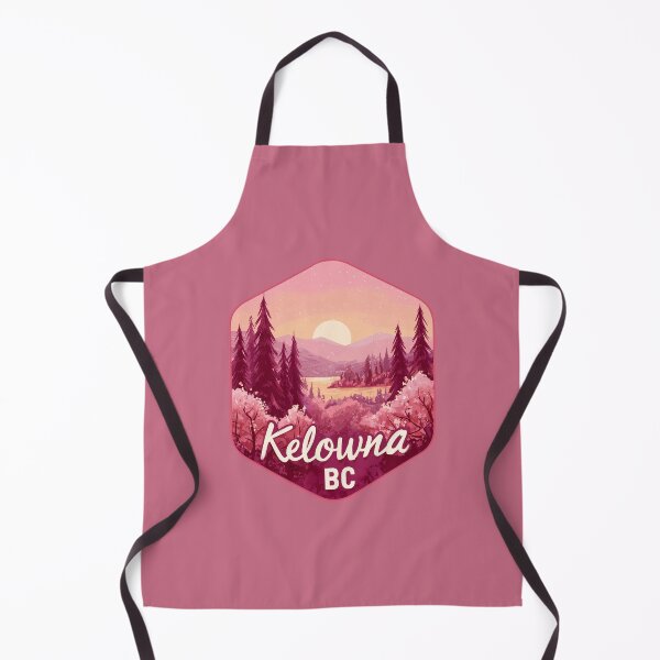 Item preview, Kelowna BC Pink Sunset Mountainscape, Okanagan Lake Evening Forest designed and sold by meganohm.