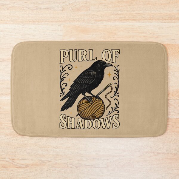 Item preview, Purl of Shadows Knitting Raven Design designed and sold by Text2tee.