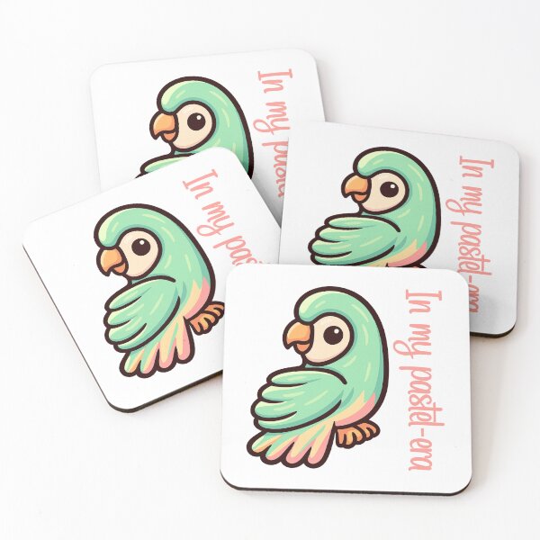 Item preview, In My Pastel Era – Cute Bird Cartoon designed and sold by CanSparkleArt.