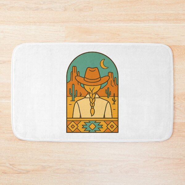 Item preview, Aesthetic Western Cowgirl Desert Illustration designed and sold by Tigerr3g.