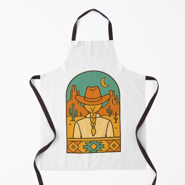 Item preview, Aesthetic Western Cowgirl Desert Illustration designed and sold by Tigerr3g.