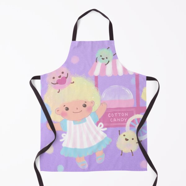 Item preview, Cotton Candy Girl with Sweet Fluffy Monsters designed and sold by Kyut-Yum.