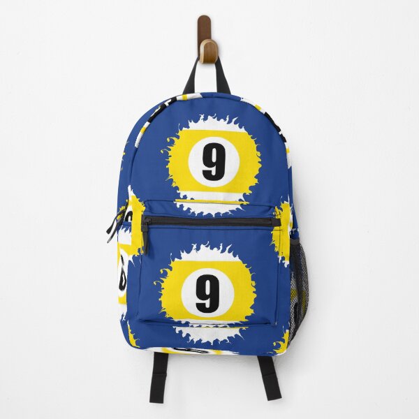 Item preview, Number Nine 9 Ball Blue Abstract Design Logo Pool Billiards designed and sold by Lartheviking.
