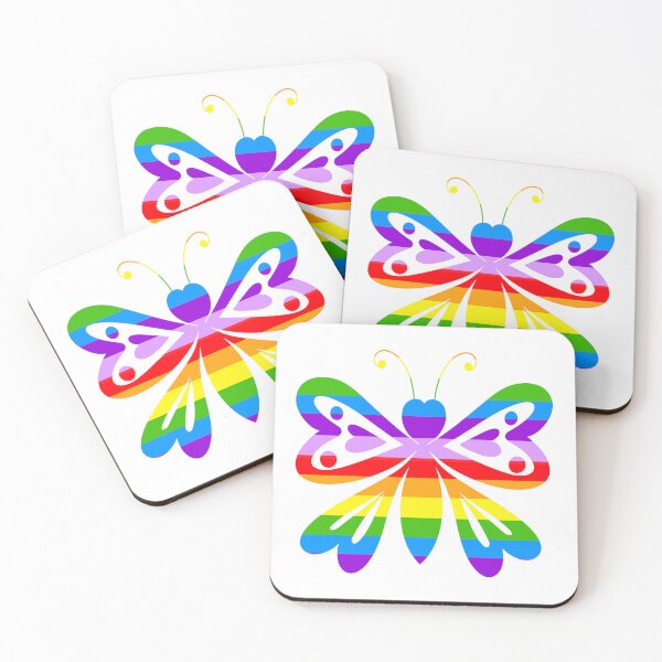 Item preview, Pride Month Rainbow Butterfly designed and sold by Sartoris Art.