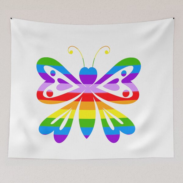 Item preview, Pride Month Rainbow Butterfly designed and sold by Sartoris Art.