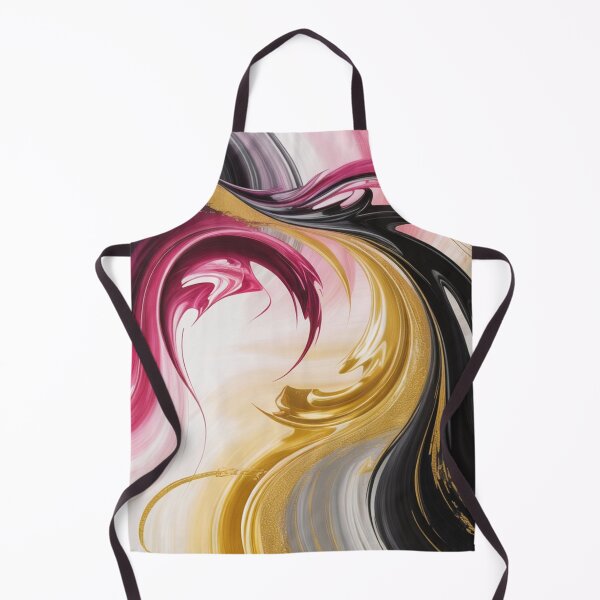 Item preview, Golden Magenta Flow – Abstract Art designed and sold by SoftStyleStudio ⭐⭐⭐.
