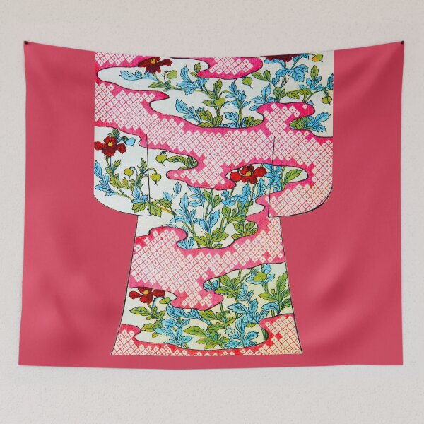 Item preview, Blossoms on a Lattice of Pink designed and sold by WheelieGdArt.
