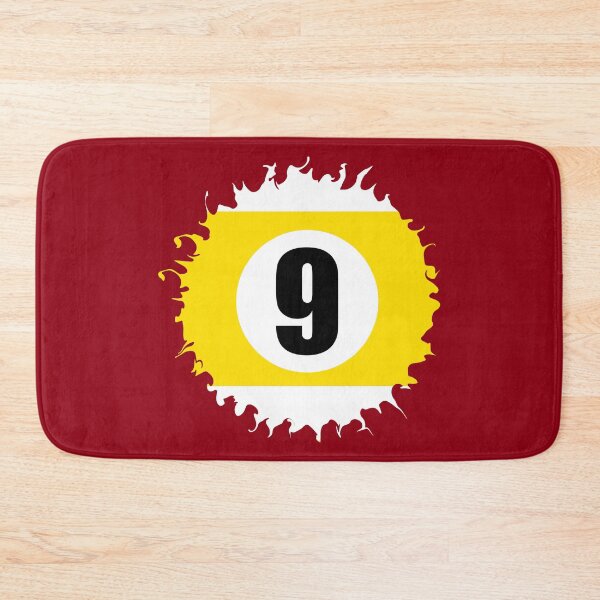 Artikelvorschau, Nummer Neun 9 Ball Crimson Abstraktes Design Logo Pool Billard entworfen und verkauft von Lartheviking.