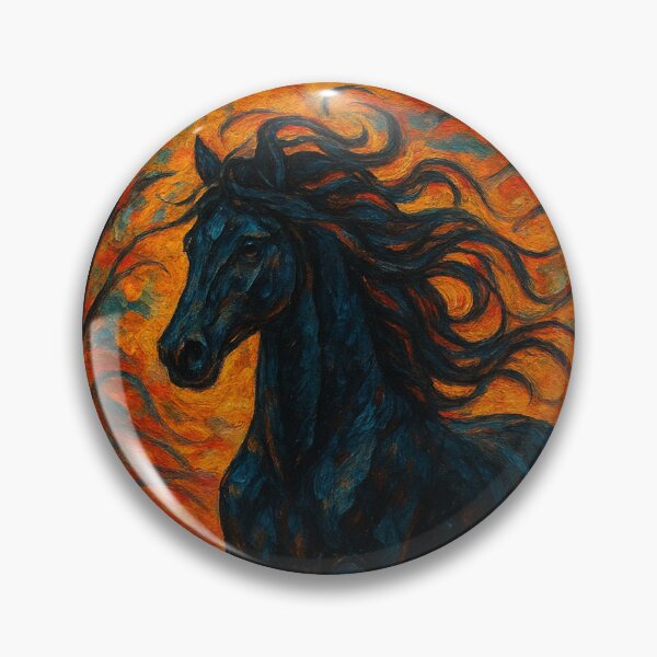 Item preview, Golden Twilight Gothic Horse designed and sold by JonelleTshirts.