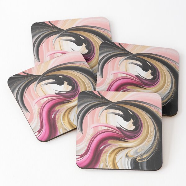 Item preview, Aurora of Gold and Magenta – Abstract Energy designed and sold by SoftStyleStudio ⭐⭐⭐.