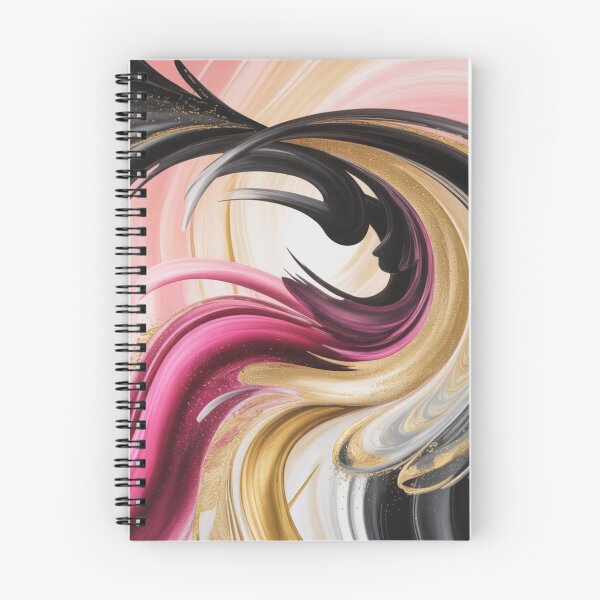 Item preview, Aurora of Gold and Magenta – Abstract Energy designed and sold by SoftStyleStudio ⭐⭐⭐.
