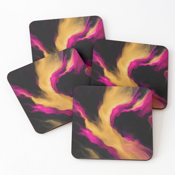 Item preview, Magenta Gold Flow – Abstract Energy designed and sold by SoftStyleStudio ⭐⭐⭐.