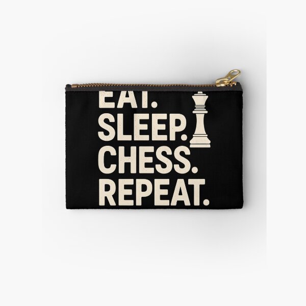 Item preview, Eat Sleep Chess Repeat – Funny Chess Lover Quote for Players and Fans designed and sold by Your Chess Vault.