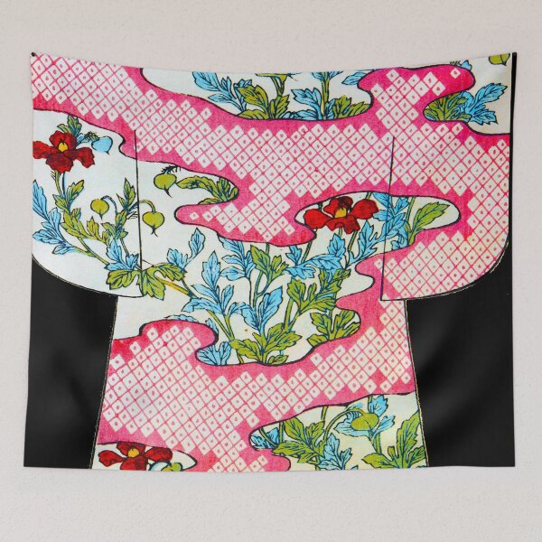Item preview, Blossoms on a Lattice of Pink - V2 designed and sold by WheelieGdArt.