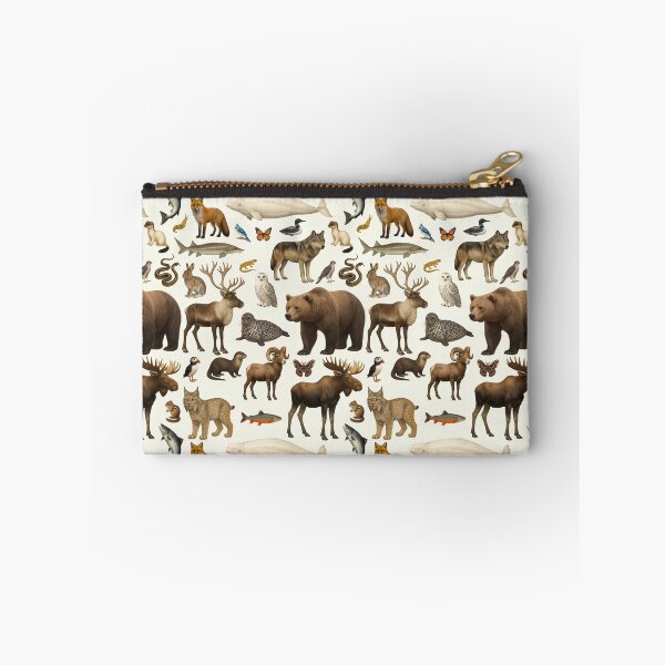 Item preview, Native Animals of Canada Illustration Chart Wildlife Art designed and sold by kakarikihill.