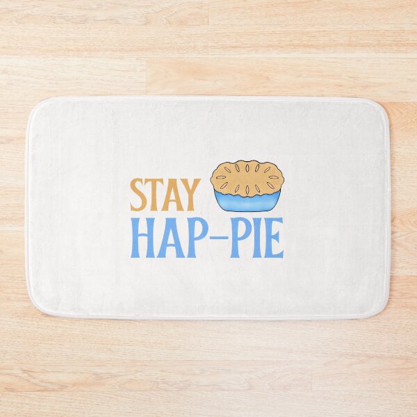 Item preview, Stay Happy Cute Apple Pie Pun designed and sold by Sartoris Art.