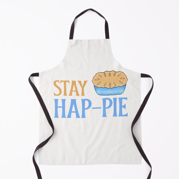 Item preview, Stay Happy Cute Apple Pie Pun designed and sold by Sartoris Art.