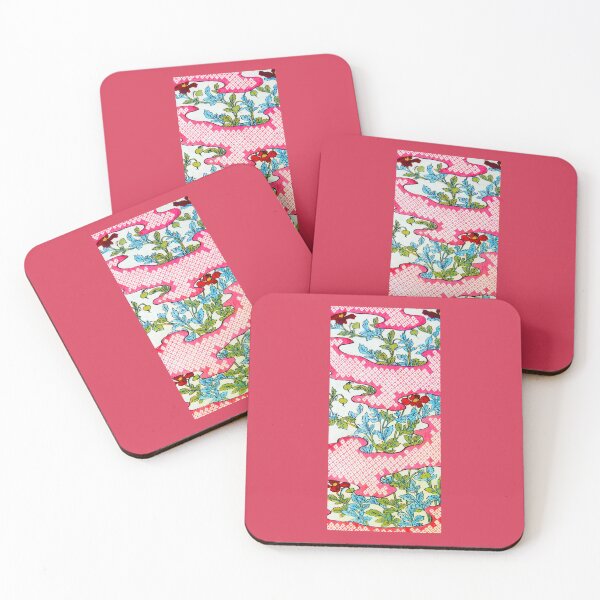 Item preview, Blossoms on a Lattice of Pink - V3 designed and sold by WheelieGdArt.
