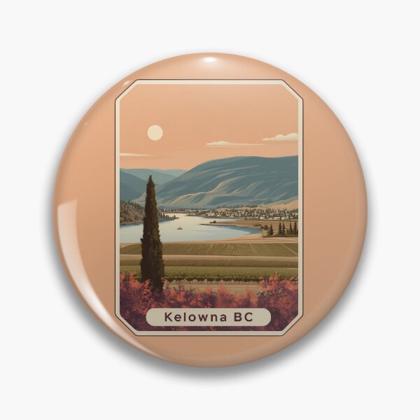 Item preview, Kelowna BC Okanagan Vineyard Sunset View, Wine Country Landscape designed and sold by meganohm.