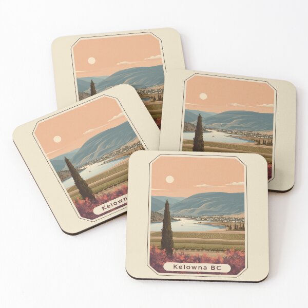 Item preview, Kelowna BC Okanagan Vineyard Sunset View, Wine Country Landscape designed and sold by meganohm.