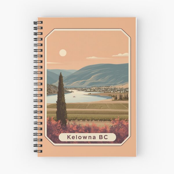 Item preview, Kelowna BC Okanagan Vineyard Sunset View, Wine Country Landscape designed and sold by meganohm.