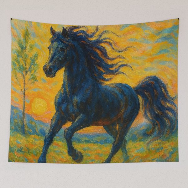 Item preview, Mystic Horse Golden Sunset designed and sold by JonelleTshirts.
