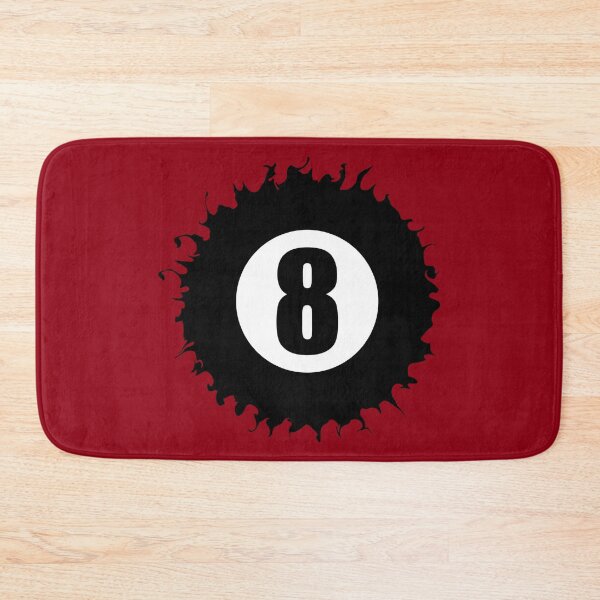 Item preview, Number Eight 8 Ball Crimson Abstract Design Logo Pool Billiards  designed and sold by Lartheviking.