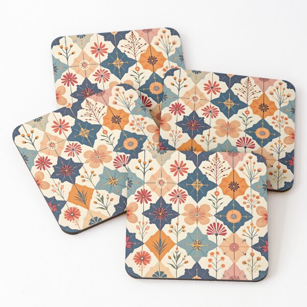 Item preview, Floral Whimsical Tiled Pattern designed and sold by WhimsicalThredz.