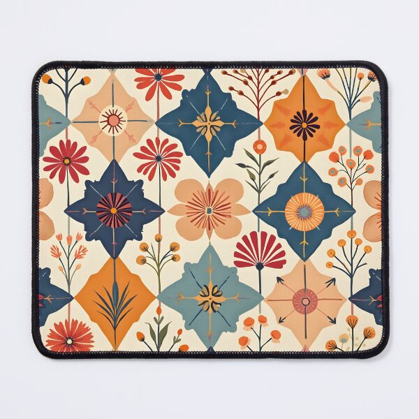 Item preview, Floral Whimsical Tiled Pattern designed and sold by WhimsicalThredz.