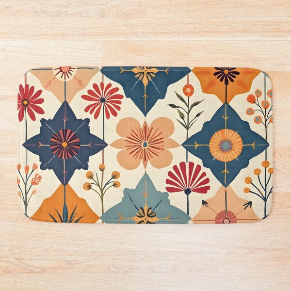 Item preview, Floral Whimsical Tiled Pattern designed and sold by WhimsicalThredz.