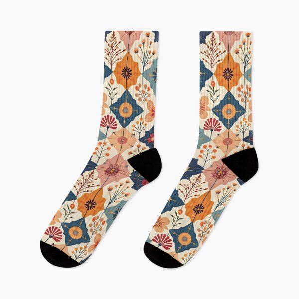 Item preview, Floral Whimsical Tiled Pattern designed and sold by WhimsicalThredz.