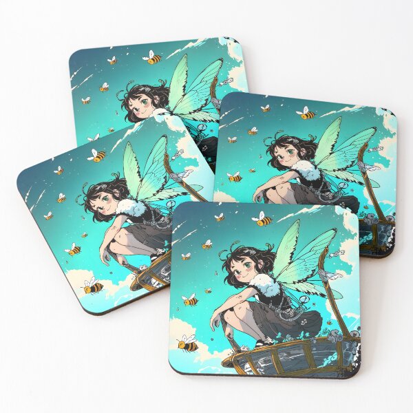 Item preview, Fairy with bees fantasy art cute designed and sold by Ledsor.