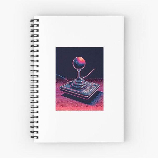 Item preview, Retro Pixel Art Synthwave Style Joystick designed and sold by mariaben33.