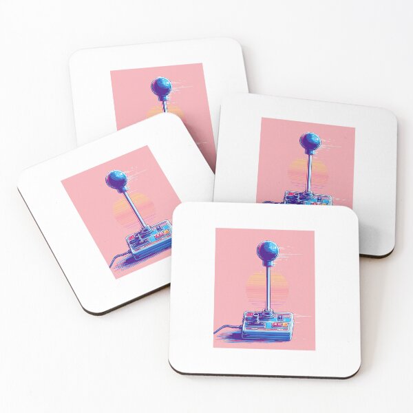 Item preview, Retro Joystick Pixel Art Glitch Synthwave designed and sold by mariaben33.