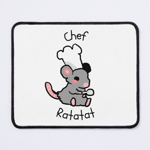 Item preview, Chef Ratatat – Cute Cartoon Cooking Mouse in Chef Hat designed and sold by Heavenly-Cloudz.