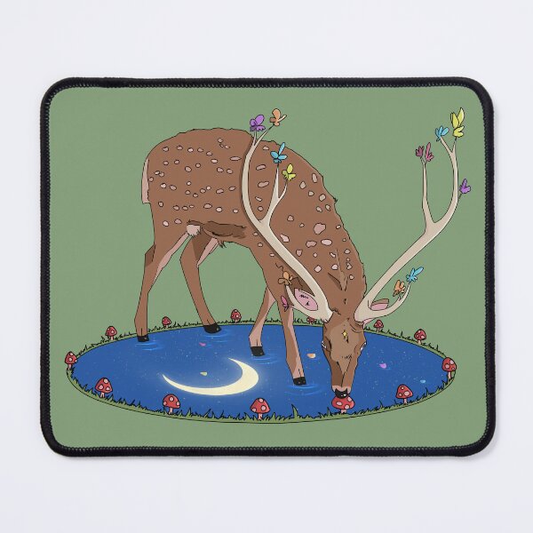 Item preview, Deer in bloom designed and sold by SheboahArt.