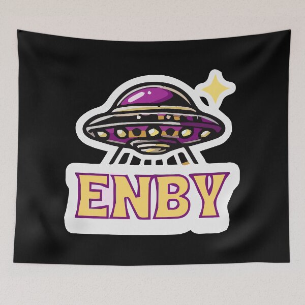 Item preview, ENBY (non binary) - Queer Alien Art designed and sold by pride-restored.
