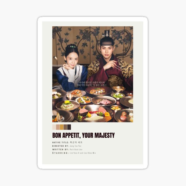 Bon Appetit, Your Majesty Kdrama Poster Sticker