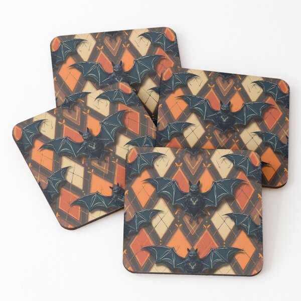 Item preview, Classic Argyle Pattern with Bats – Spooky Gothic Preppy Design designed and sold by WhimsicalThredz.
