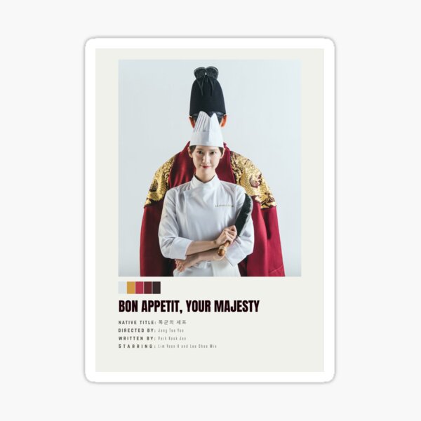 Bon Appetit, Your Majesty Kdrama Poster 2 Sticker
