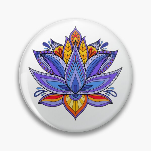 Item preview, Violet Lotus Flower Graphic designed and sold by ViaARTfactory.