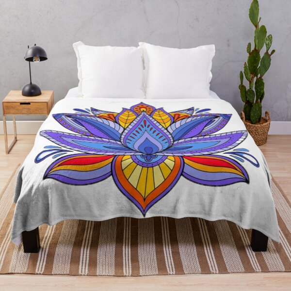 Item preview, Violet Lotus Flower Graphic designed and sold by ViaARTfactory.