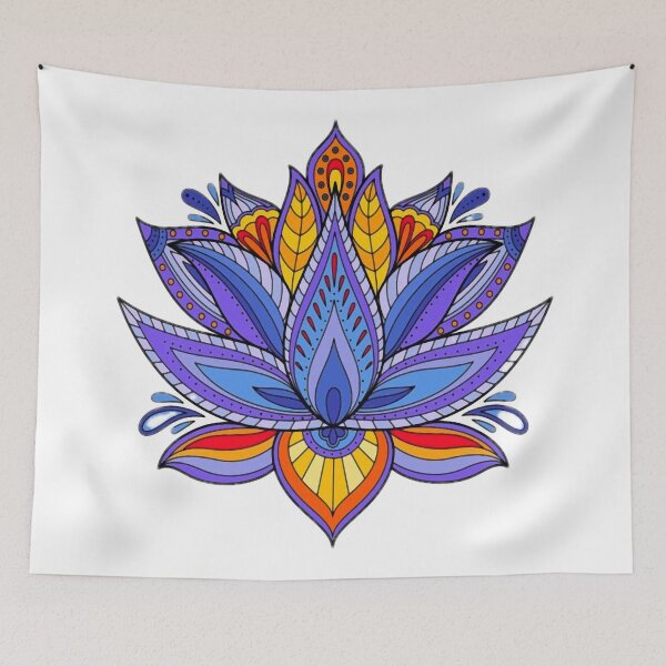 Item preview, Violet Lotus Flower Graphic designed and sold by ViaARTfactory.
